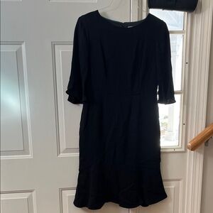 Boden Elegant Black Long Sleeve Dress